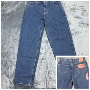 Levis 560 NWT 2006 Y2K 00s Loose Jeans Mens 36x34 Blue Medium Wash Deadstock